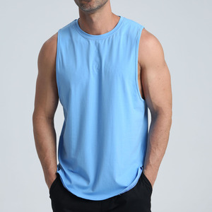 Custom Logo <b>Men's</b> Gym Tank Top Breathable Workout Running <b>Singlet</b> Muscle Athletic Shirts Sleeveless Vest Fitness Wear for <b>Men</b> - Product Image 5