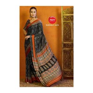 Saree ผ้าไหมซาตินนุ่มที่มีชายแดน zari และเสื้อชิ้นงานแต่งงานพิเศษที่สง่างามแบบดั้งเดิม - Product Image 5