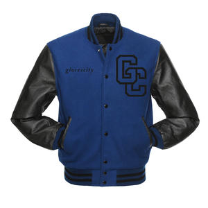 For Winter Best Price Custom Embroidered Patches Front Logo Letterman Varsity Jacket Man - Product Image 2