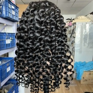 วิกผมลูกไม้หยิกแบบชาวพม่าคุณภาพสูงเส้นผมมนุษย์แบบคู่เวียดนาม - Product Image 2