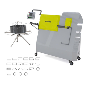 Dobladora de estribo de alambre de acero inoxidable automática CNC a precio de fábrica, máquina dobladora de barras de refuerzo, Motor de núcleo PLC - Product Image 2