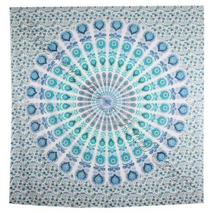 Tapiz con estampado Digital personalizado, tapiz de Mandala bohemio, grande, para playa - Product Image 2