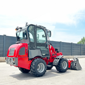 جرافة أمامية صغيرة هيدروليكية يورو بتخفيضات كبيرة الحجم صغير عجلة جرافة انزلاقية مع دفع رباعي 4x4 - Product Image 2