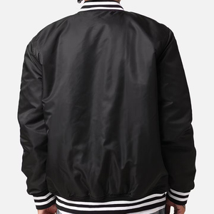 เสื้อแจ็กเก็ตทีมเบสบอลวิทยาลัยสำหรับผู้ชายชุดแฟชั่นพร้อมโลโก้ด้านหน้าสำหรับใส่ได้ทุกเพศ - Product Image 3