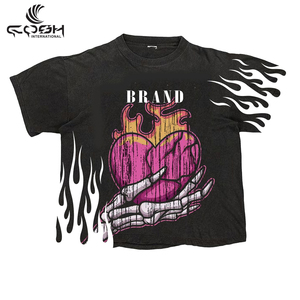 T-shirt pour homme sérigraphie vierge DTF DTG impression bouffante broderie chenille à prix abordable pour votre marque - Product Image 4