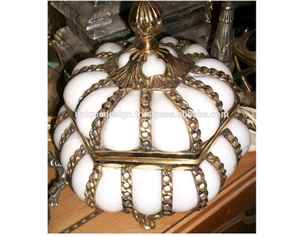 โถแก้วทรงรีสีทองพร้อมฝาปิดทรงไข่เป่าด้วยมือใบใหญ่หรูหราไม่เหมือนใคร - Product Image 2