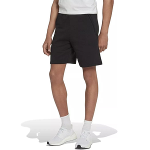 High Quality <b>Men's</b> Black Fleece Jogging <b>Running</b> <b>Shorts</b> Casual Wear with Side Two Eco-Friendly Eco-Pockets Solid Pattern - Product Image 3