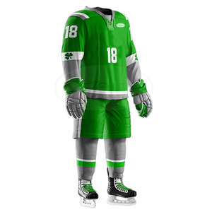 Uniforme de Hockey sobre Hielo de Poliéster para Adultos, Cómodo, Transpirable, de Alta Calidad, con Nombre de Equipo Personalizado, Servicio OEM Disponible - Product Image 4