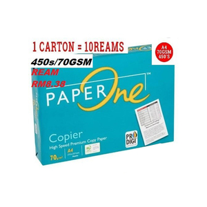 กระดาษคุณภาพดี Paperone A4 สีขาว 80 แกรม 70 แกรม รุ่น PAPERONE COPY PAPER 2023071050 - Product Image 4
