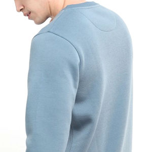 Nouveauté Sweat-shirts en polaire pour hommes Haute qualité Hiver Uni Casual Wear Teinture numérique Uni Écologique Polyester/Coton 2026 - Product Image 6