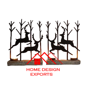 Heart Shaped t Light <b>Candle</b> Holder in Black Finished for Table Top Decoration & <b>Dinner</b> Table Decor Elevated Design - Product Image 5