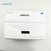 Projecteur laser CAAVITS UST 4000 lumens ANSI, 3D DLP 1080p, pour musée, projection immersive ultra courte portée, écran OEM