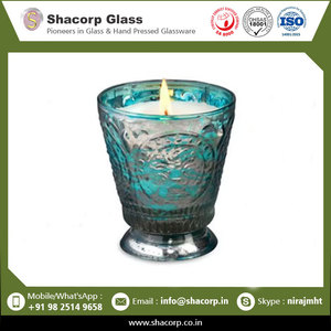 Meilleures ventes Bougie votive en verre décoratif pour la maison en verre à vendre - Product Image 2