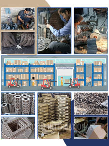 Proveedor de la lista superior que vende guirnaldas y manualidades de bricolaje, uso de cuentas de colmena de madera ecológica natural de 21mm de la India - Product Image 4