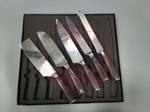 Ensemble de 10 couteaux de chef de cuisine fait main personnalisé Damas ensemble de couteaux de cuisine de qualité supérieure avec étui - Product Image 2