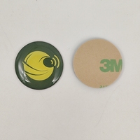 40MM Round Printable Access Control Digital Instergram Tag Custom Qr Code 213 Tag Epoxy NFC Phone Sticker With Logo