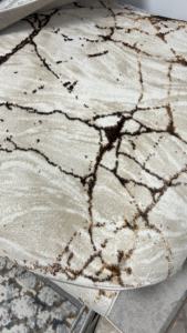 Tapis turc moderne en polypropylène tissé à la machine, haute qualité, jute, résistant aux taches, poils longs, abstrait, chambre à coucher, maison - Product Image 2