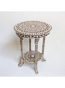 Meubles en incrustation d'os Armoire à incrustation d'os véritable de design moderne avec 7 tiroirs pour armoire à incrustation d'os de salon par gm impex - Product Image 5