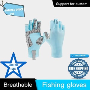 Gants de pêche légers en vente de gros à vendre Gants de pêche antidérapants Gants de sport de plein air résistants aux rayures - Product Image 2