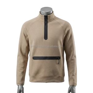 เสื้อสเวตเชิ้ตผู้ชายแบรนด์สั่งทำพิเศษ ลายปัก พิมพ์ดิจิทัล สีพื้น ย้อมธรรมดา ทรงโอเวอร์ไซส์ ผ้าหนา สำหรับฤดูใบไม้ร่วง - Product Image 3