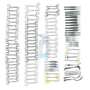 Juego de instrumentos básicos de laparotomía de alta calidad, 108 Uds., grado alemán Médico Quirúrgico inoxidable - Product Image 2