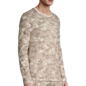 Camiseta de Caza de Manga Larga con Camuflaje para Hombre, Cuello Redondo, Camiseta de Camuflaje para Exteriores, Logotipo Personalizado, Poliéster/Algodón, Impresión por Serigrafía - Product Image 2