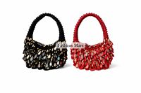 Sac Hobo Perlé de Créateur Sac à Main Femme Fait Main Sac à Main Statement Faible MOQ Disponible