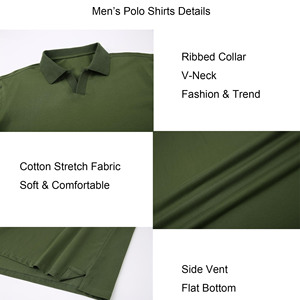 Polos de manga corta para hombre al por mayor, camisetas de polo con cuello de polo bordadas de alta calidad para hombre de EE. UU., polos de golf vintage - Product Image 6