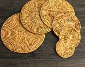 เสื่อหวายทรงกลมจากเวียดนาม - Product Image 1