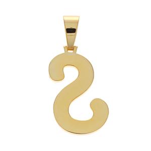 Colgante Personalizado con Letra del Alfabeto, Corte Diamante VVS1, Plata de Ley 925, Colgantes de Lujo Estilo Hip Hop, Chapado en Oro - Product Image 2