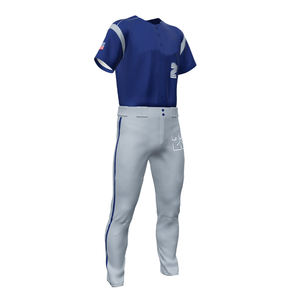Uniforme de béisbol liso de secado rápido, transpirable, con logotipo personalizado, ropa de béisbol de poliéster para adultos de talla grande, novedad - Product Image 1