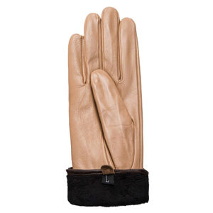 Vente en gros de gants en cuir 2025 pour femmes, gants de conduite chauds doublés de fourrure, écran tactile, gants de voyage en plein air - Product Image 5