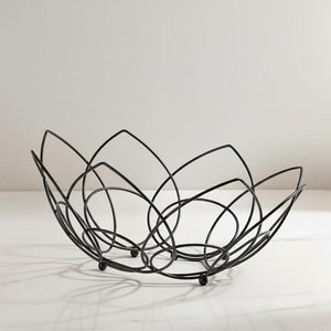 Cesta de Frutas Metálica Ecológica con Asa, Frutas de Temporada Coloridas para Cualquier Ocasión, Ancho 26.67cm, Altura 12.7cm, 0.300 Gramos (aprox.) - Product Image 4