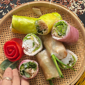 Papel de arroz mutil-color natural cuadrado/redondo vietnamita para rollos de primavera/Cocina Asiática (WA84356084695) - Product Image 5