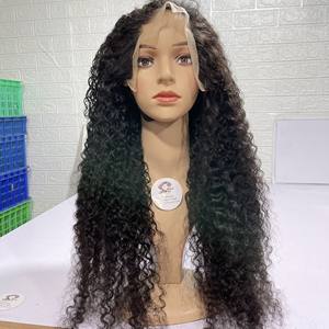 Perruque Lace Front Wig naturelle Jerry Curl 13x4, perruques Lace Front Wig cheveux humains pour femmes noires - Product Image 2