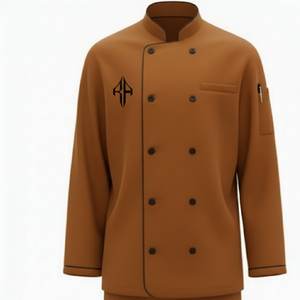 Haut d'uniforme d'hôtel pour homme 2026, haute qualité, couleur unie, imprimé numérique, coupe régulière, manches longues, polyester/coton par RIVIAN ATLANTIC - Product Image 6