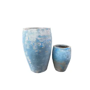 Vasi per fioriera da esterno-Set di 2 modelli atlantici VA - 01-AB in ceramica Trung Thanh