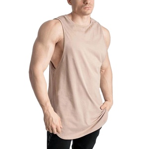 Débardeur pour homme sur mesure, ajustement confortable, service OEM, respirant, prix de gros, couleurs unies - Product Image 1