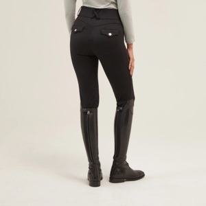 Fourniture directe d'usine culotte équestre noire taille haute poignée au genou en cuir de haute qualité culotte d'équitation vente d'exportation inde - Product Image 3