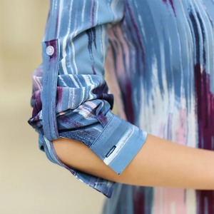 Elegante camiseta sin mangas Formal de fiesta Vintage para mujer 2024 primavera otoño traje sólido cuello blusa de oficina ecológica - Product Image 5