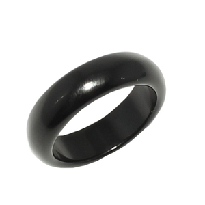 Fashionable Children's Jade <b>Ring</b> with Black Agate Gemstone 6mm Width Eye Geometric Shape Classic Inlaid Stone Jewelry Gift - Product Image 1