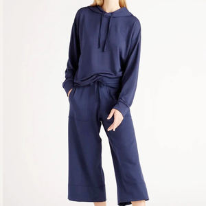 Traje de chándal para mujer Tallas grandes Tops y pantalones Traje con capucha Conjuntos de jogging de moda Dos piezas/Trajes de sudor personalizados - Product Image 2