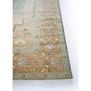 พรมขนสัตว์ถักมือขนาดใหญ่ลายเมดัลเลียนสีเบจและสีน้ำตาล ยี่ห้อซาวานา สำหรับตกแต่งห้องนั่งเล่นวัยรุ่น ใช้ในบ้าน-Lca-621 - Product Image 4