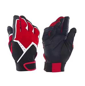 Gants de sport en cuir véritable Meilleurs gants de frappeur pour adultes Protection des mains Gants de baseball - Product Image 3