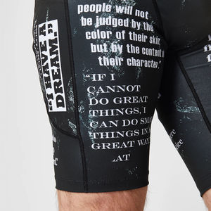 Pantalones cortos de compresión de cintura elástica de color personalizado más vendidos a la venta - Product Image 3