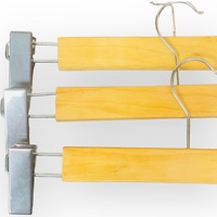 Offres Spéciales Nature Couleur Matériel Bois Cintres En Bois Cintres En Bois Avec Clips Achat En Vrac Conception Logo Fabriqué Au Vietnam