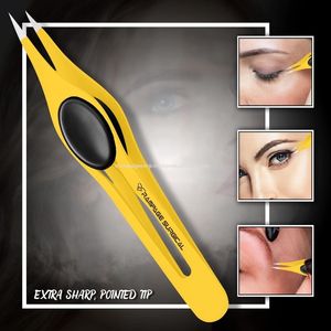 Juego de Pinzas para Cejas Profesionales, 6 Piezas, Herramientas de Belleza de Acero Inoxidable, Aplicador de Cejas, Kit de Modelado de Cejas - Product Image 5