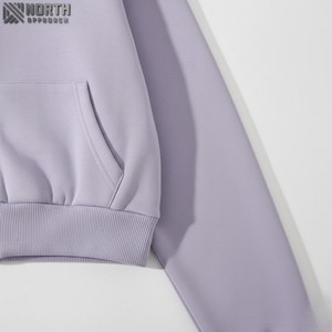 Custom Blank Winter Hoodies-Digital Printing High Quality 100% Cotton <b>Cropped</b> Pullover Hoodie for <b>Men</b> Wholesale Price - Product Image 6