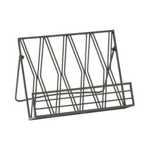 Soporte para libros de Metal de hierro forjado de diseño increíble, estantes de Color negro para el hogar, oficina, sala de estar, decoración, soporte para libros - Product Image 6