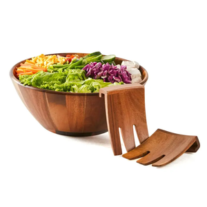 Vente chaude Bol En Bois Bol Décoratif En Bois De Mangue Pour Salade Servir Soupe Servir Bol Japonais Cuisine Utiliser Offre Spéciale De L'Inde - Product Image 2